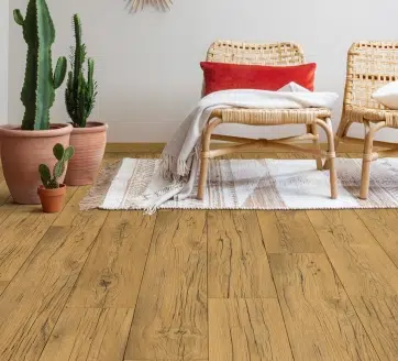 Brushed Oak Grey Quick-Step Perspective Nature Laminate Flooring